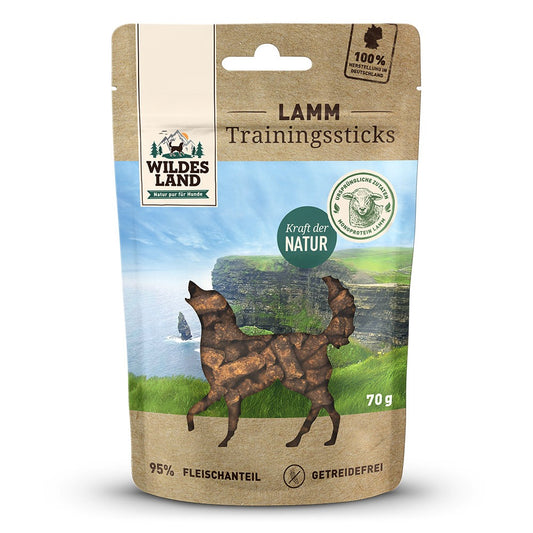 Wildes Land Training Sticks - Lamb 70g
