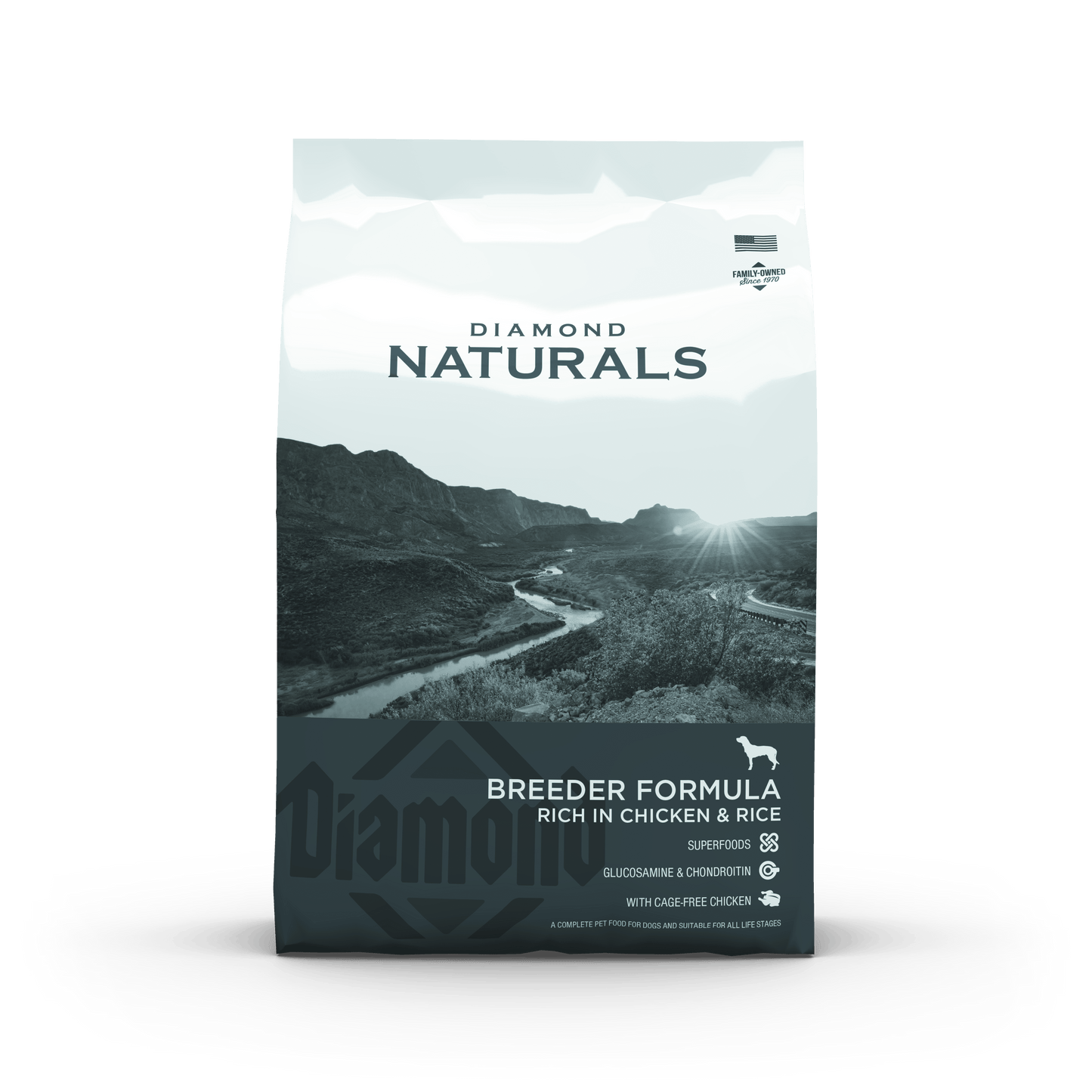 Diamond Naturals Breeder hvolpa- og fullorðinsfóður - Kjúklingur 20kg