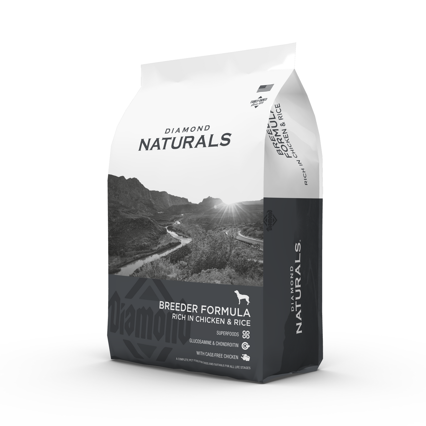 Diamond Naturals Breeder hvolpa- og fullorðinsfóður - Kjúklingur 20kg