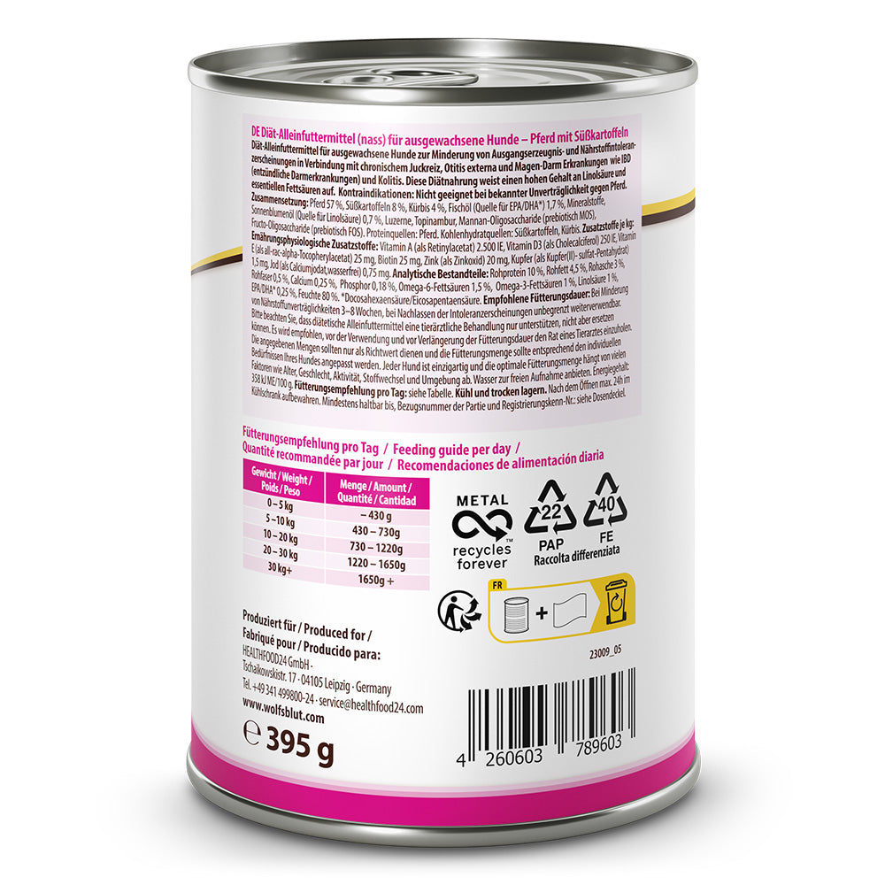 VetLine Hypoallergenic - Hrossakjöt 395g