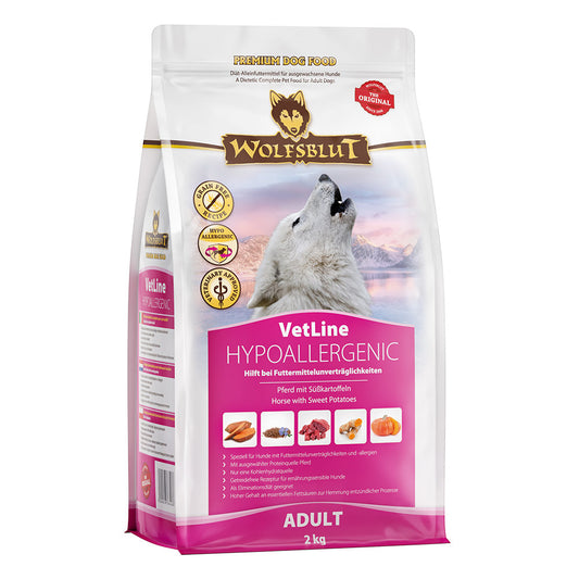 VetLine Hypoallergenic - Hrossakjöt 2kg
