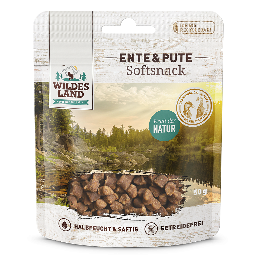Wildes Land Soft Snack - Önd & Kalkúnn 50g