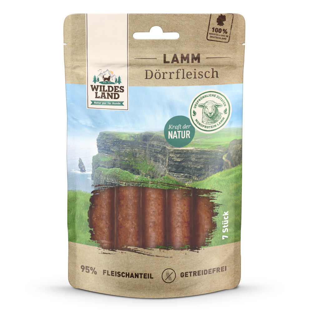 Wildes Land 95% Meat Sticks - Lamb 3 stk.