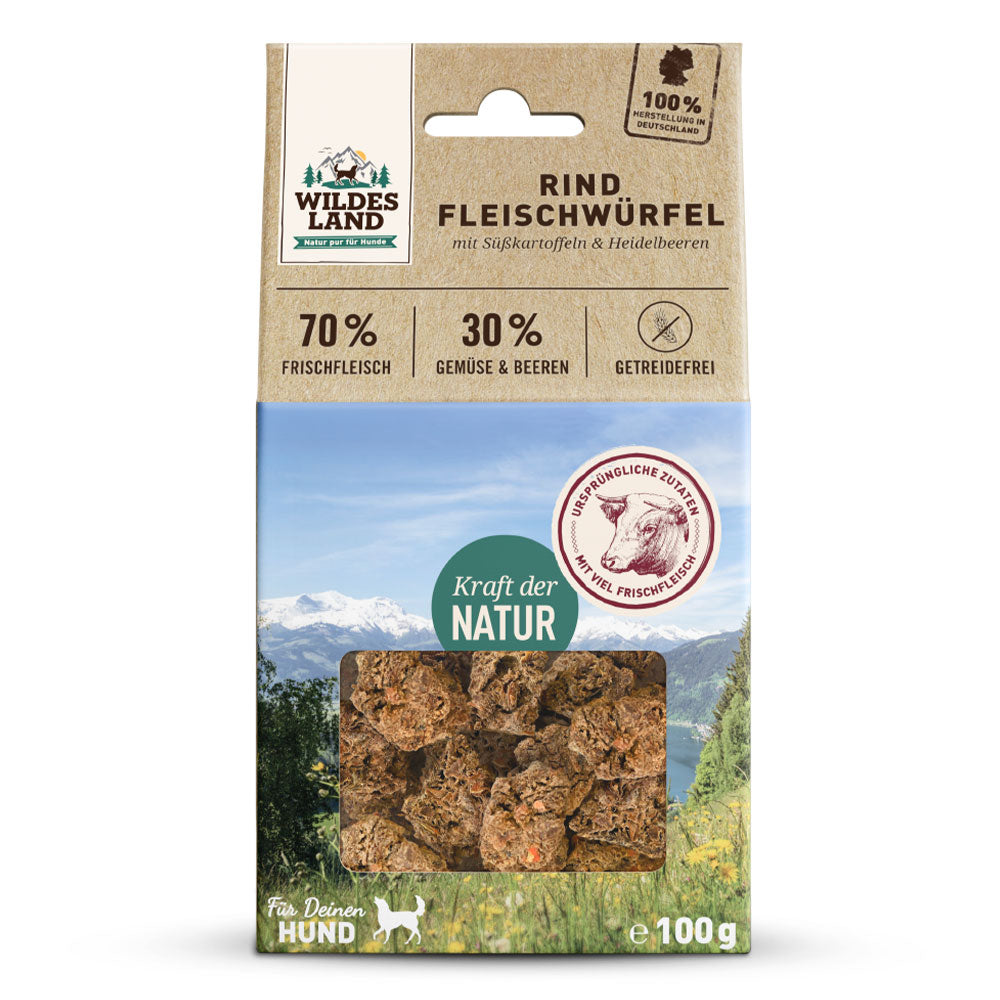 Wildes Land Meat Cubes - Nautakjöt 100g