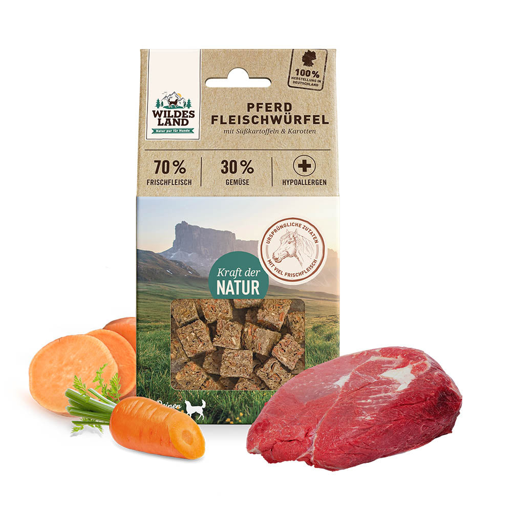 Wildes Land Meat Cubes - Hrossakjöt 100g
