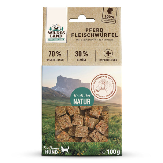 Wildes Land Meat Cubes - Hrossakjöt 100g