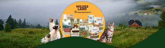 Wildes Land – Hrein næring sem þú getur treyst fyrir hundinn og köttinn þinn