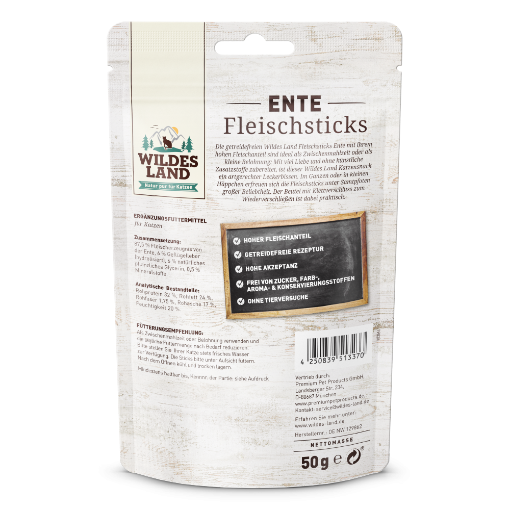 Wildes Land Pure Sticks - Önd 50g