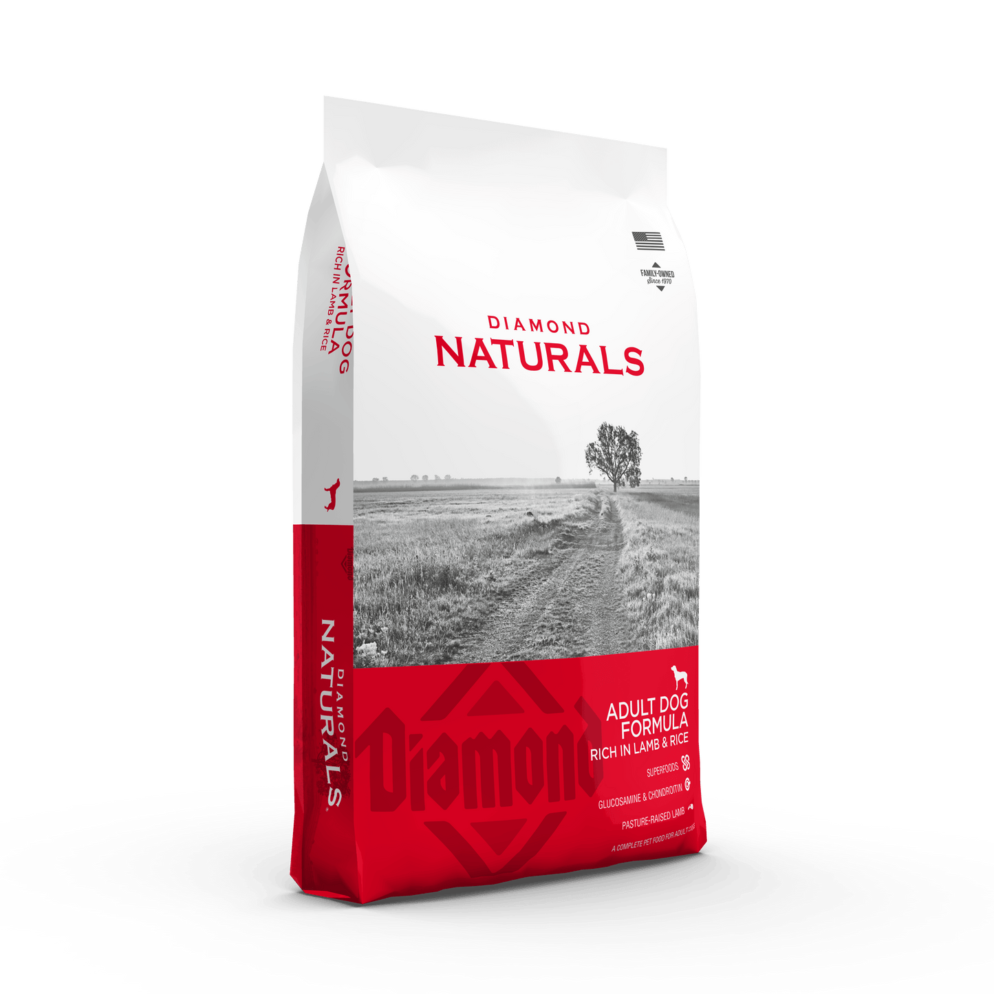 Diamond Naturals Adult hundafóður - Lamb 15kg