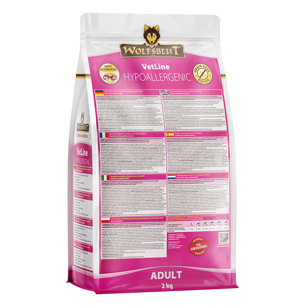 VetLine Hypoallergenic - Hrossakjöt 2kg