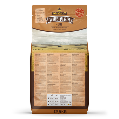 Wide Plain Adult hundafóður - Hrossakjöt 500g