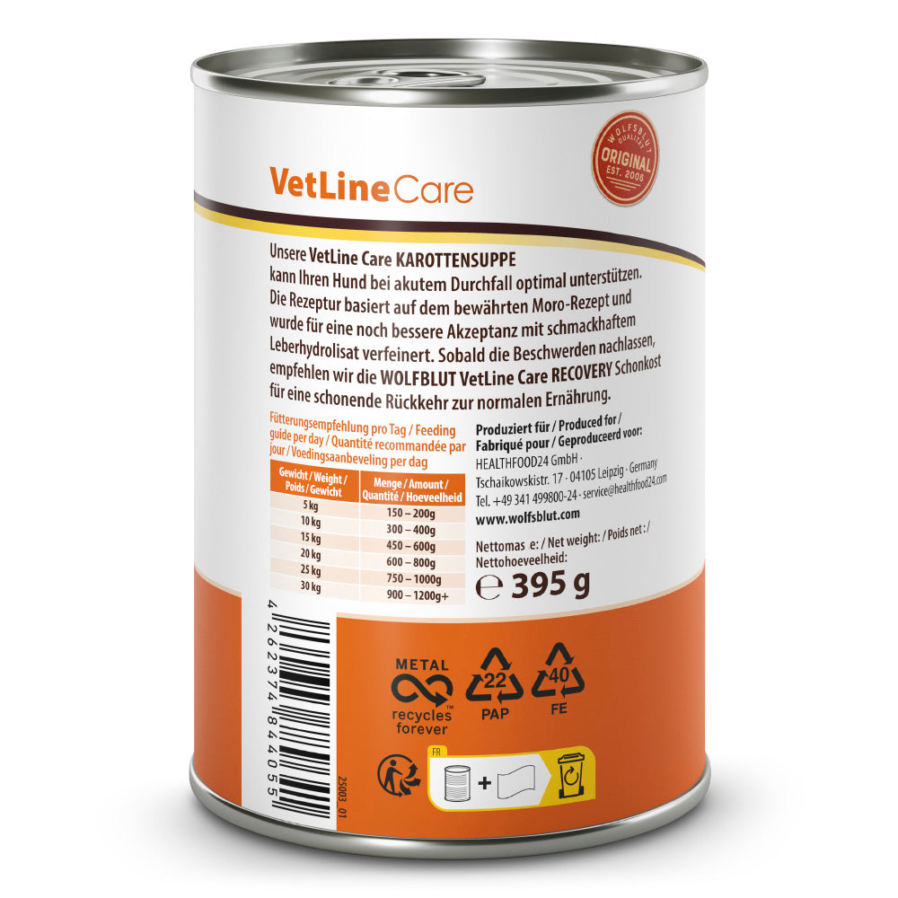 VetLine Care Recovery - Gulrótasúpa 395g