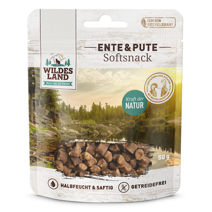 Wildes Land Soft Snack - Önd & Kalkúnn 50g