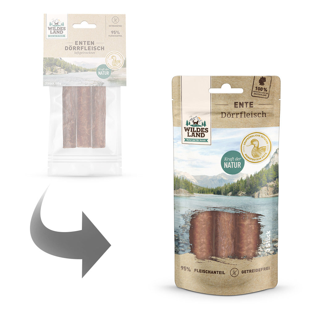 Wildes Land Meat Sticks - Önd 3 stk.