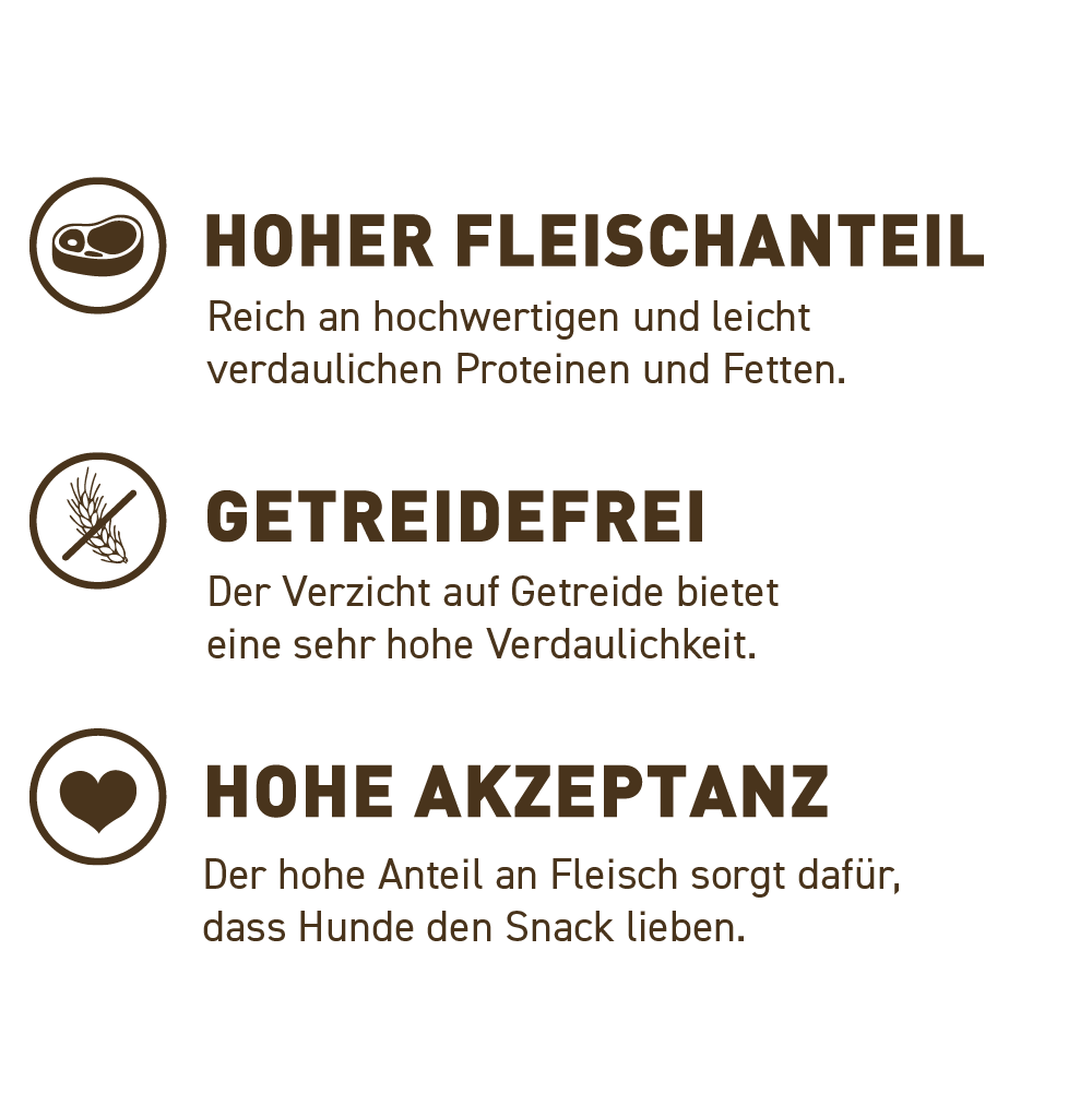 Wildes Land Meat Sticks - Önd 3 stk.