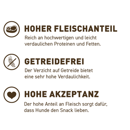 Wildes Land Meat Sticks - Önd 3 stk.
