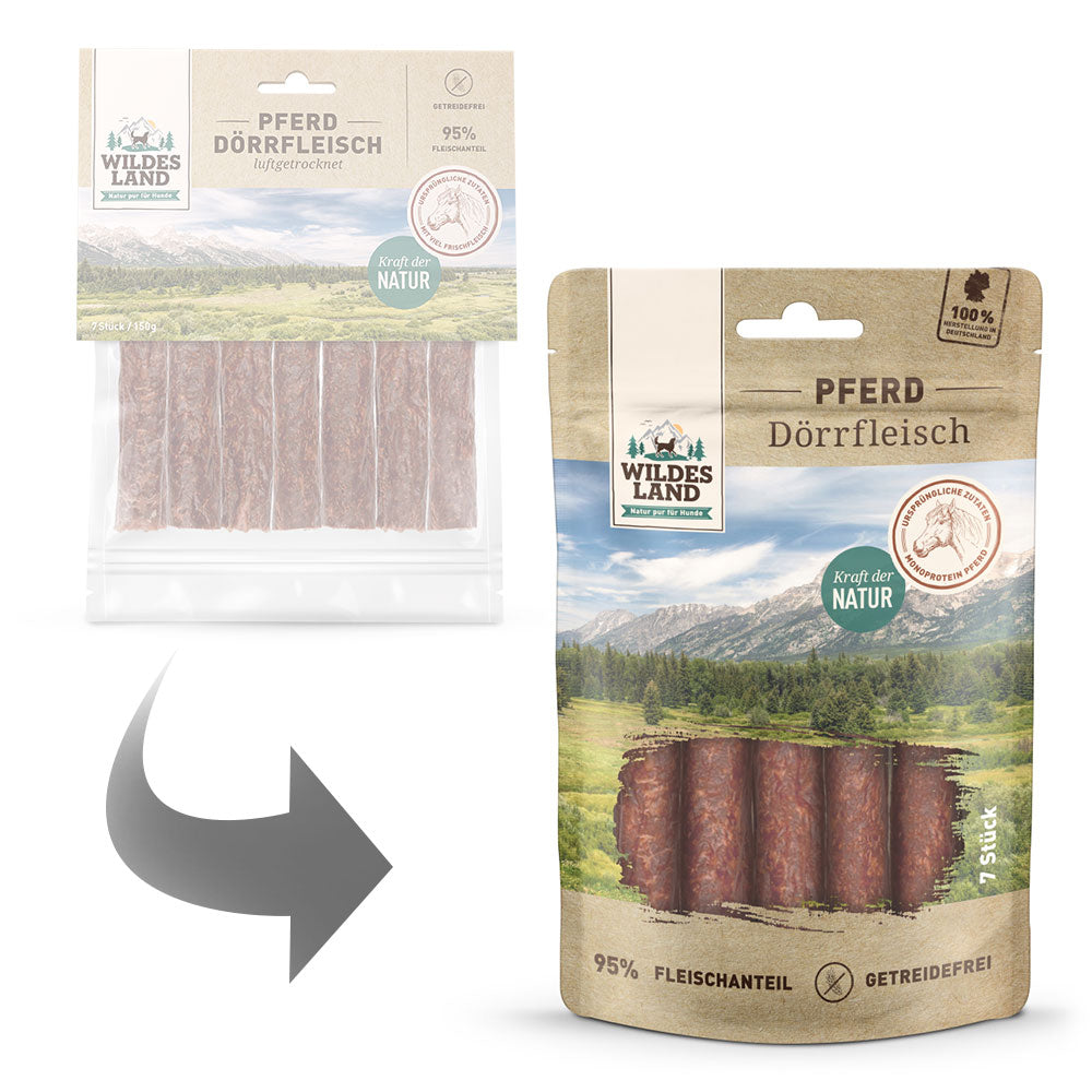Wildes Land Meat Sticks - Hrossakjöt 3 stk.