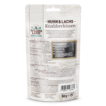 Wildes Land Crunchy & Soft - Kjúklingur og Lax 50g