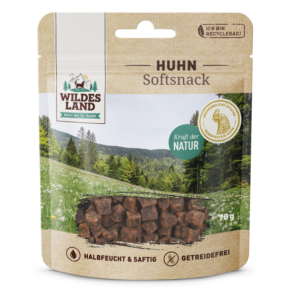 Wildes Land Soft snack - Kjúklingur 70g