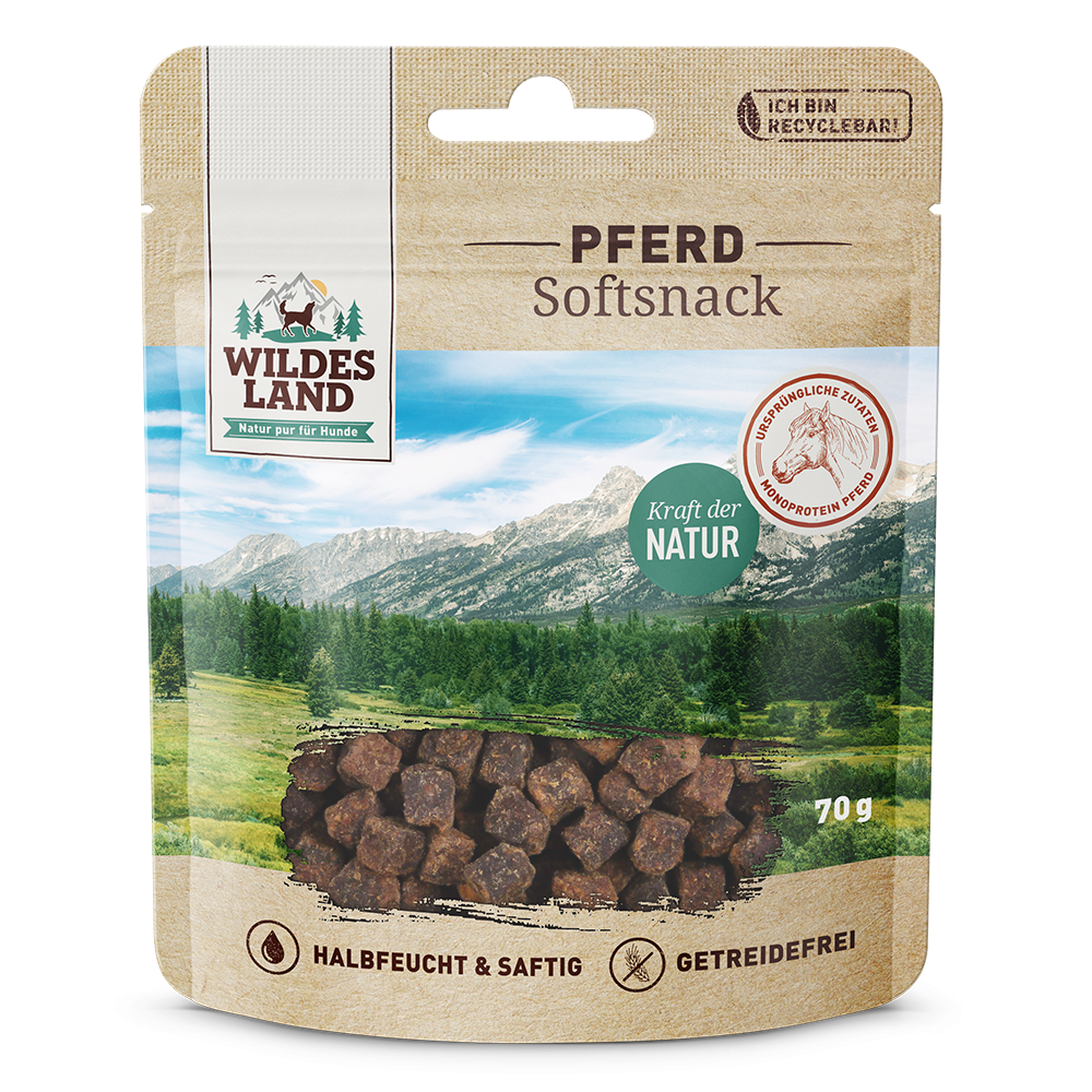 Wildes Land Soft snack - Hrossakjöt 70g