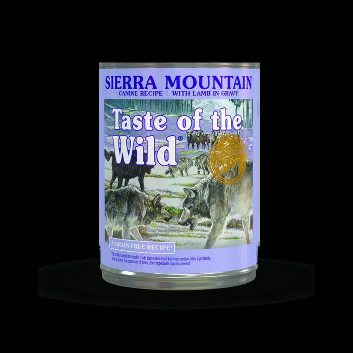 Taste of the Wild Sierra Mountain m/lambi - Blautmatur 390 gr.